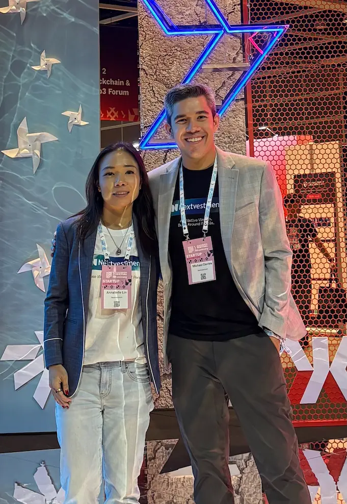 Michael & Annabelle at Hong Kong Fintech Week